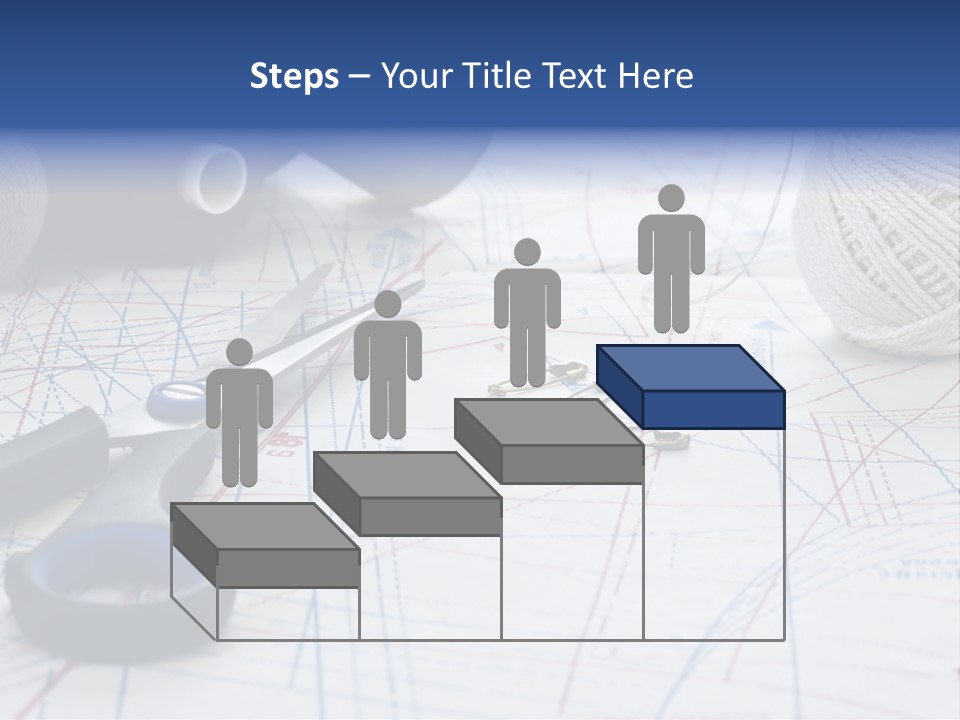 Scissors Textiles Backgrounds PowerPoint Template