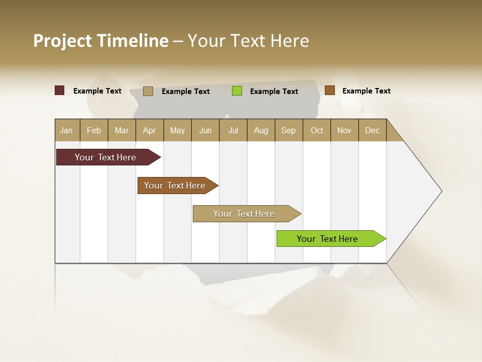 Growth Hand Rip PowerPoint Template