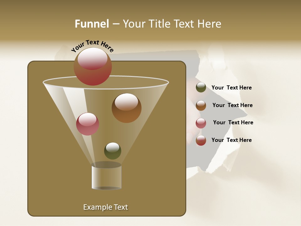 Growth Hand Rip PowerPoint Template
