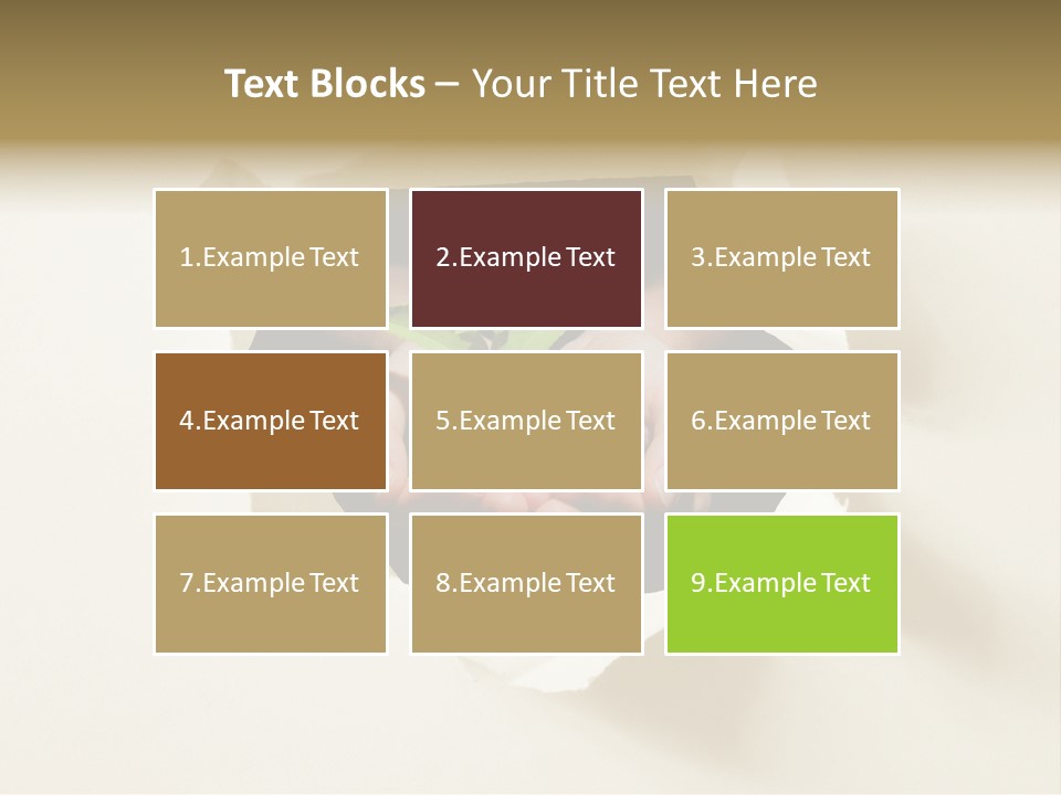 Growth Hand Rip PowerPoint Template