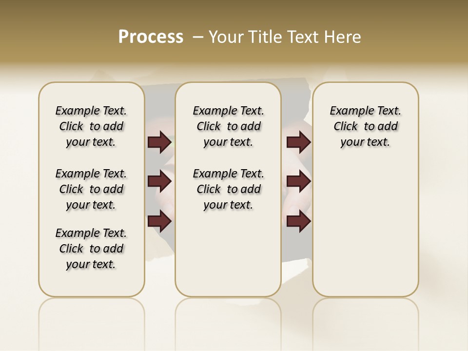 Growth Hand Rip PowerPoint Template