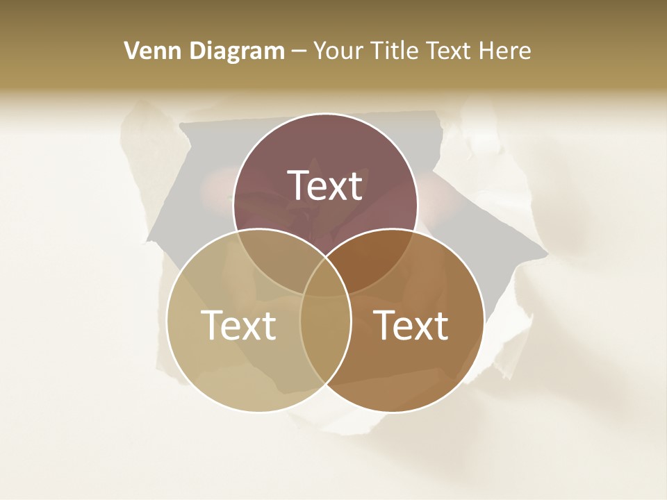 Growth Hand Rip PowerPoint Template