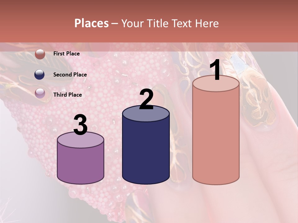 Touching Bead Girls PowerPoint Template