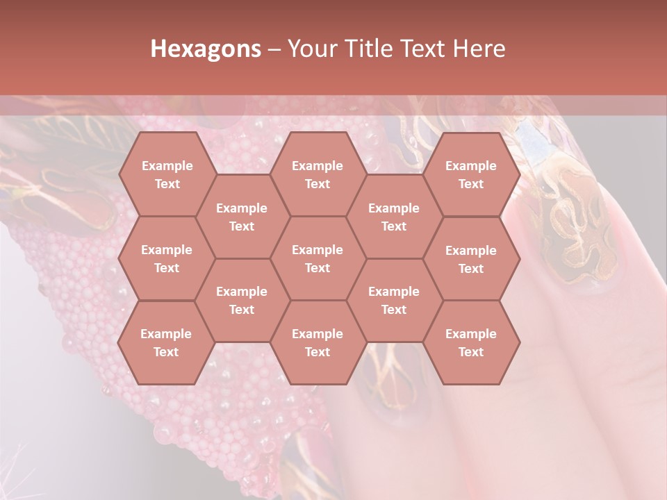 Touching Bead Girls PowerPoint Template