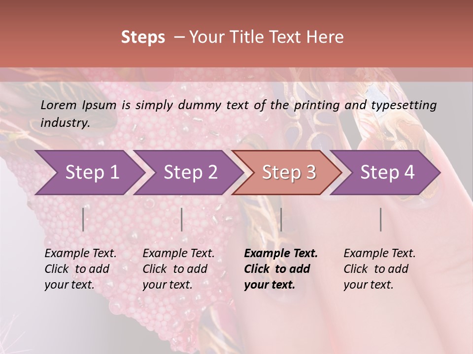 Touching Bead Girls PowerPoint Template