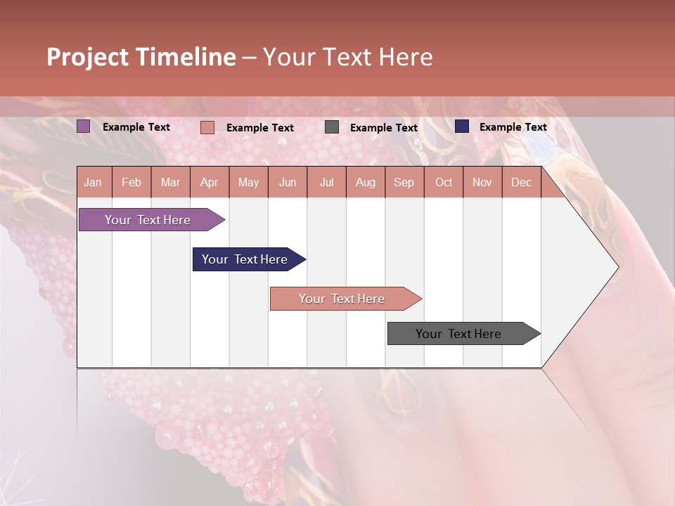 Touching Bead Girls PowerPoint Template