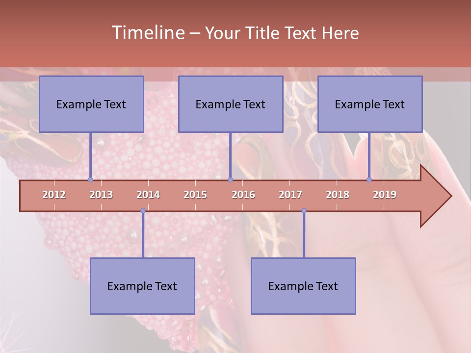 Touching Bead Girls PowerPoint Template