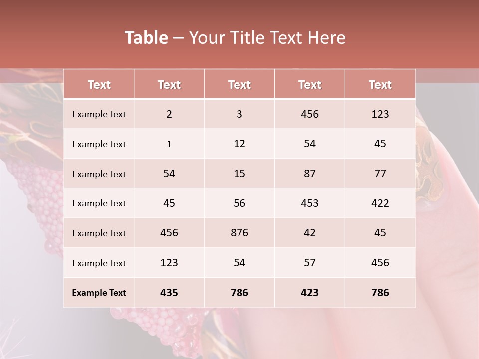 Touching Bead Girls PowerPoint Template