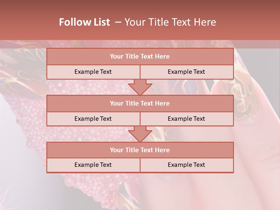 Touching Bead Girls PowerPoint Template