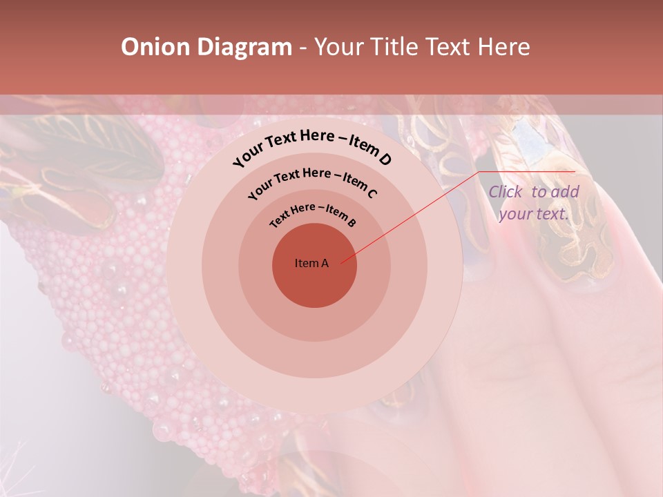 Touching Bead Girls PowerPoint Template