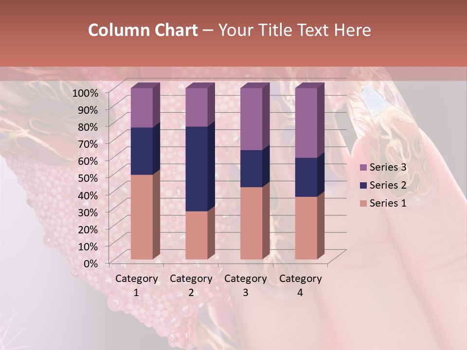 Touching Bead Girls PowerPoint Template