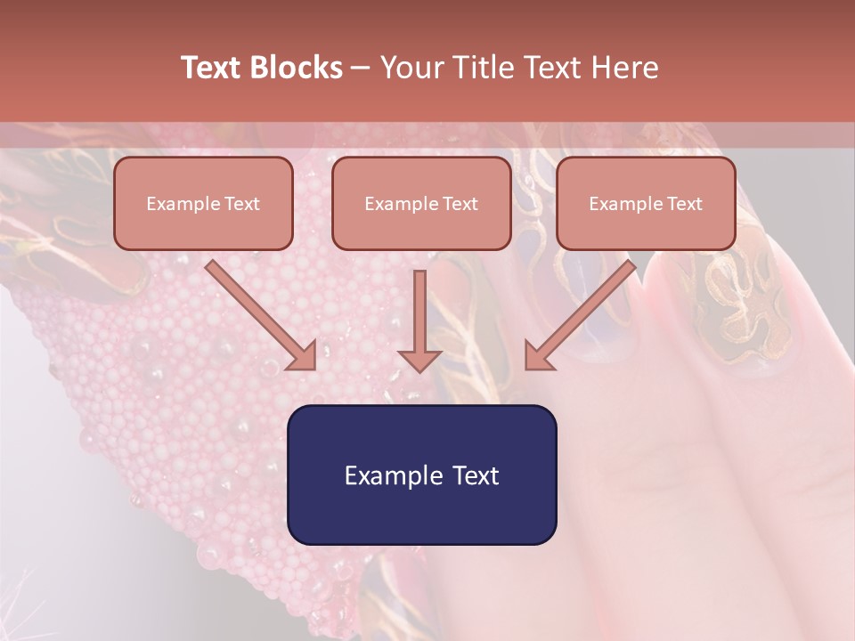 Touching Bead Girls PowerPoint Template