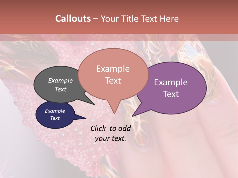 Touching Bead Girls PowerPoint Template