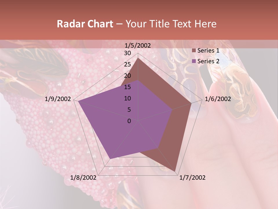 Touching Bead Girls PowerPoint Template