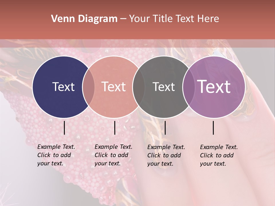 Touching Bead Girls PowerPoint Template