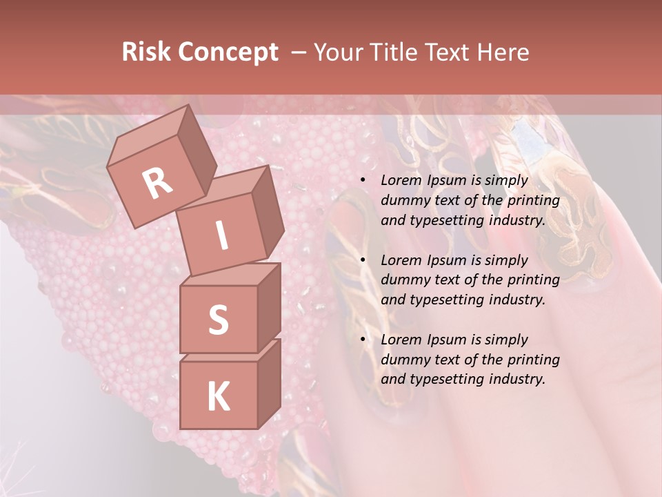 Touching Bead Girls PowerPoint Template