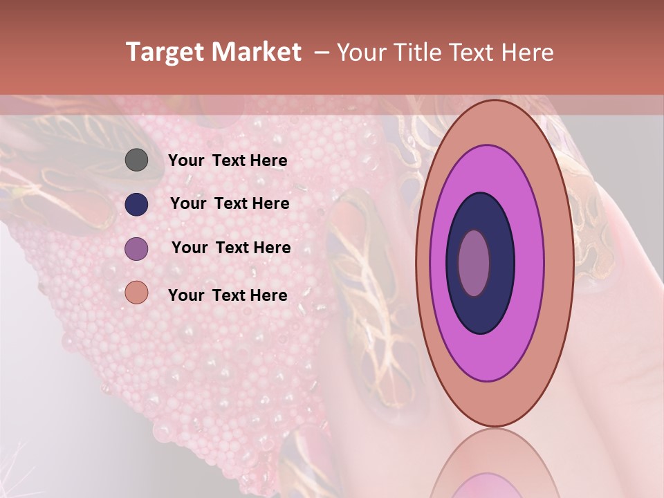 Touching Bead Girls PowerPoint Template