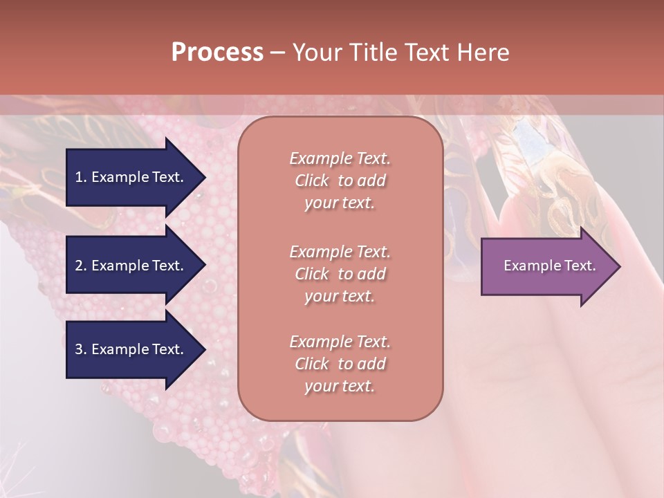 Touching Bead Girls PowerPoint Template