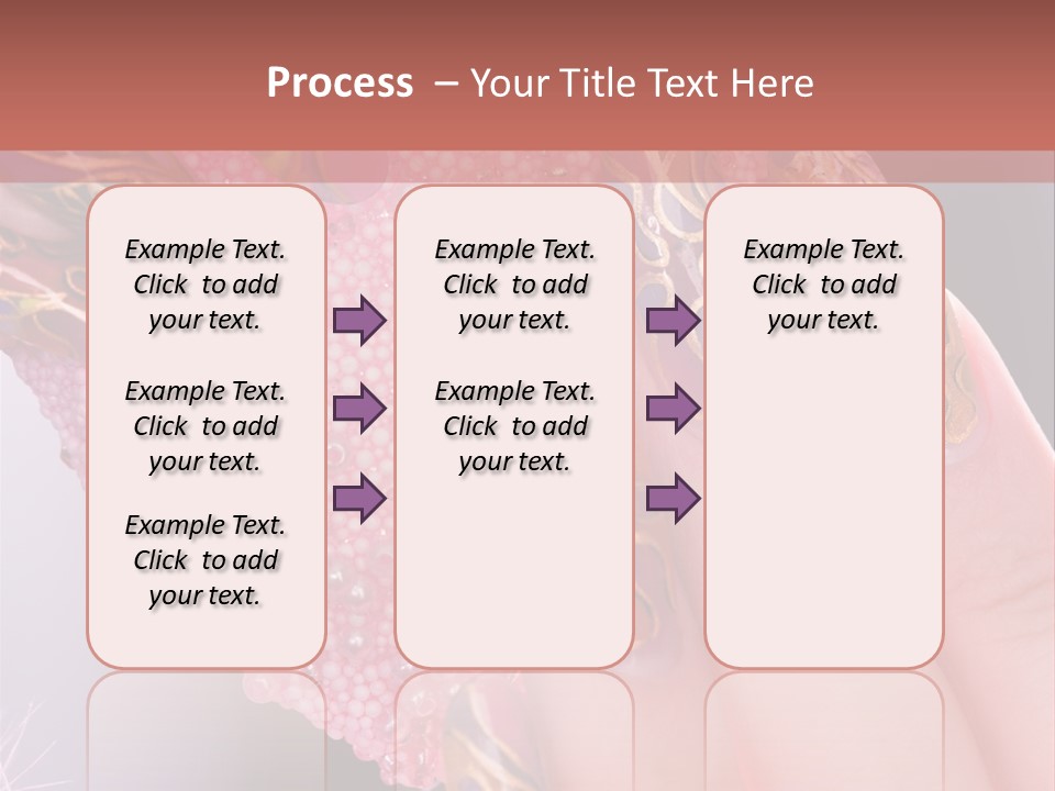 Touching Bead Girls PowerPoint Template