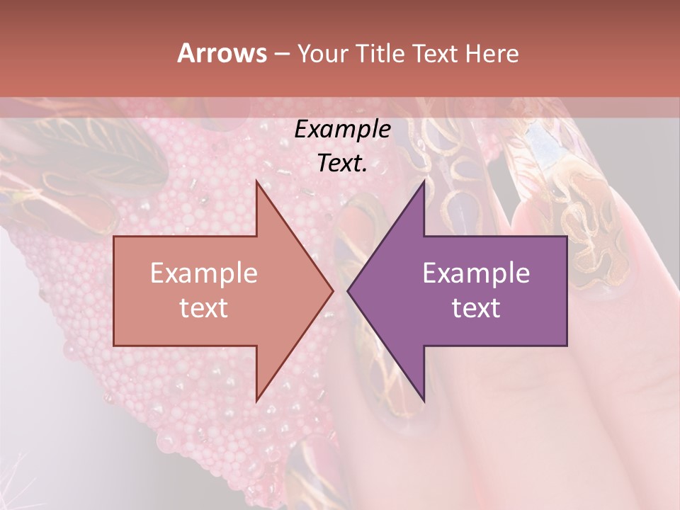 Touching Bead Girls PowerPoint Template