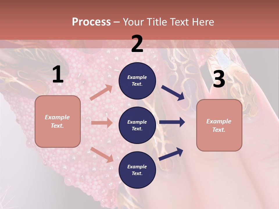 Touching Bead Girls PowerPoint Template