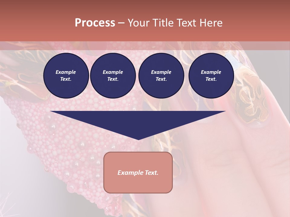 Touching Bead Girls PowerPoint Template