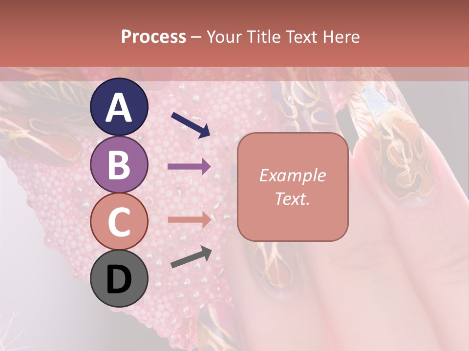 Touching Bead Girls PowerPoint Template