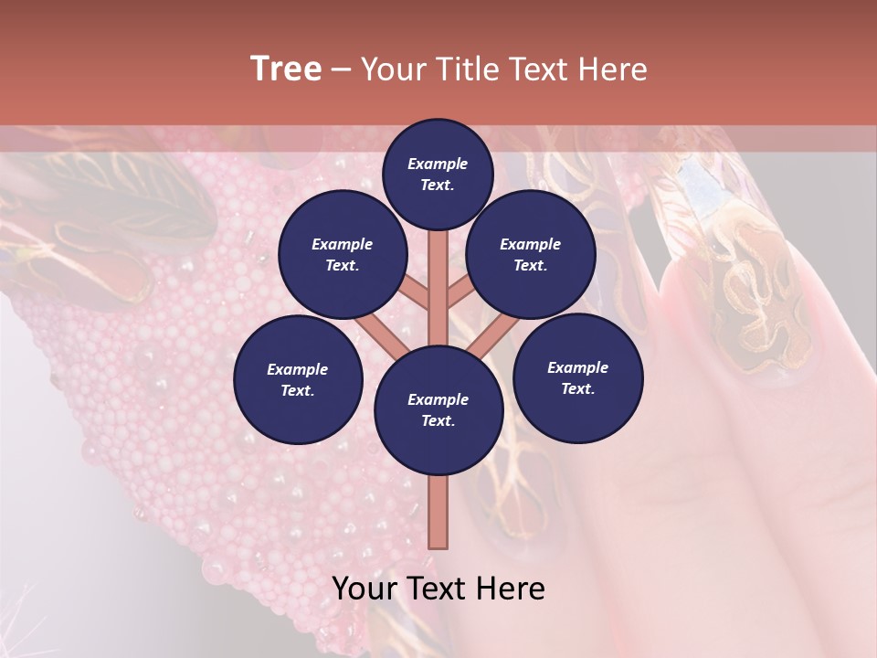 Touching Bead Girls PowerPoint Template