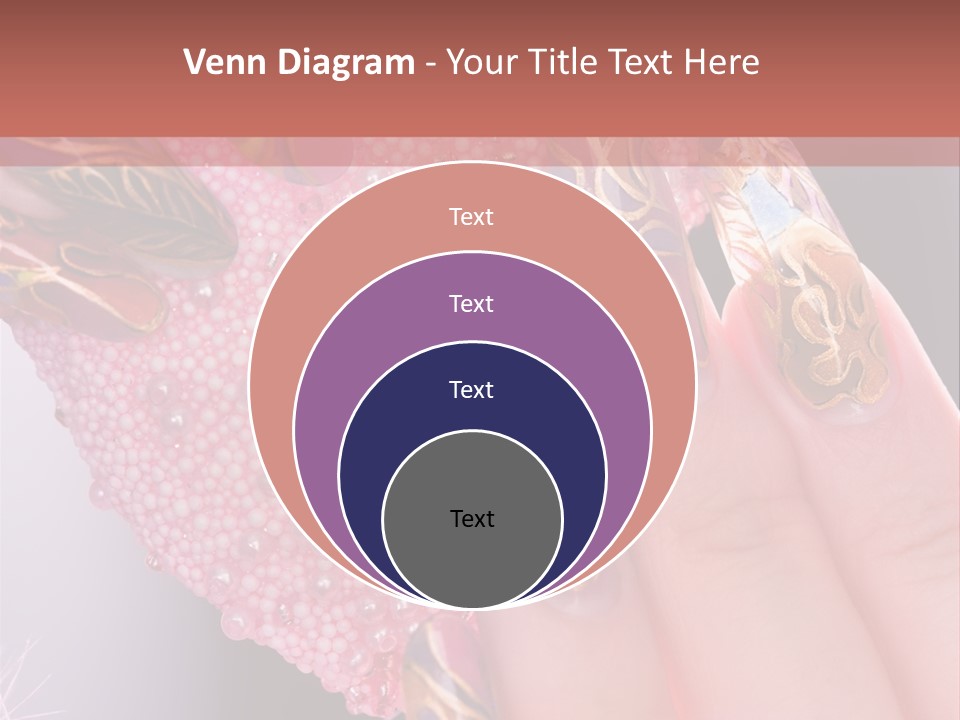 Touching Bead Girls PowerPoint Template