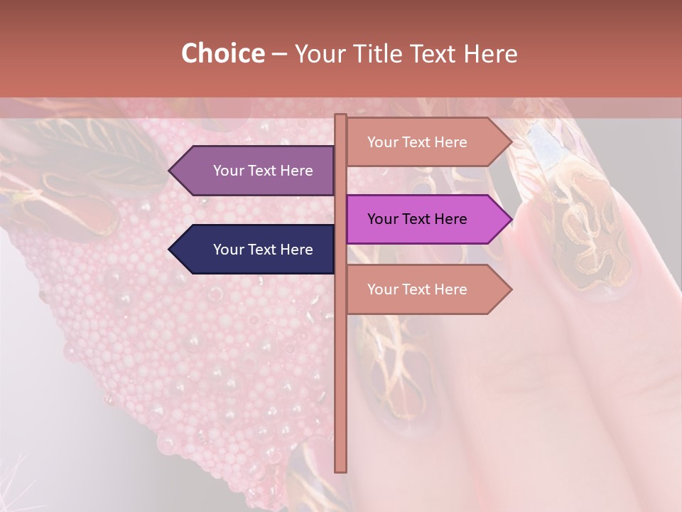 Touching Bead Girls PowerPoint Template