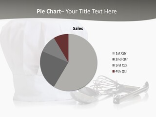 A Chef's Hat And Spoons On A White Table PowerPoint Template