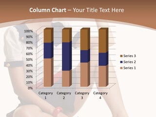 Isolated Glamour Pose PowerPoint Template