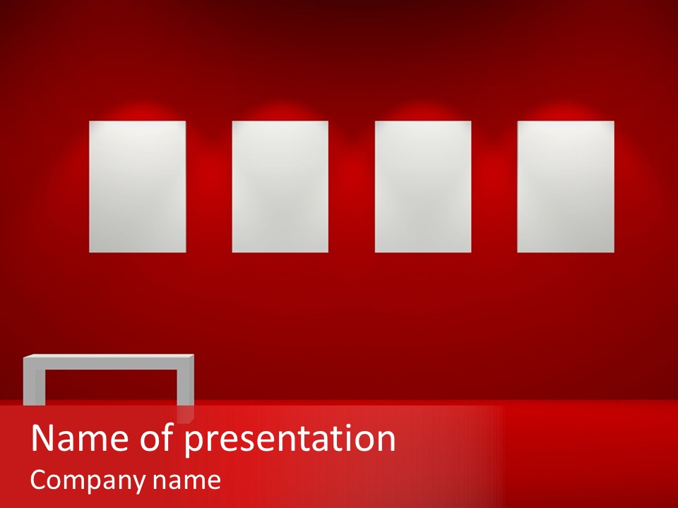 Artist Empty Inspiration PowerPoint Template