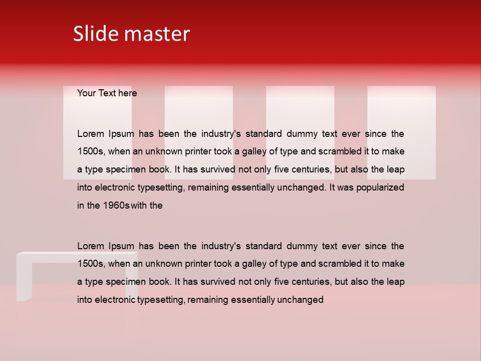 Artist Empty Inspiration PowerPoint Template