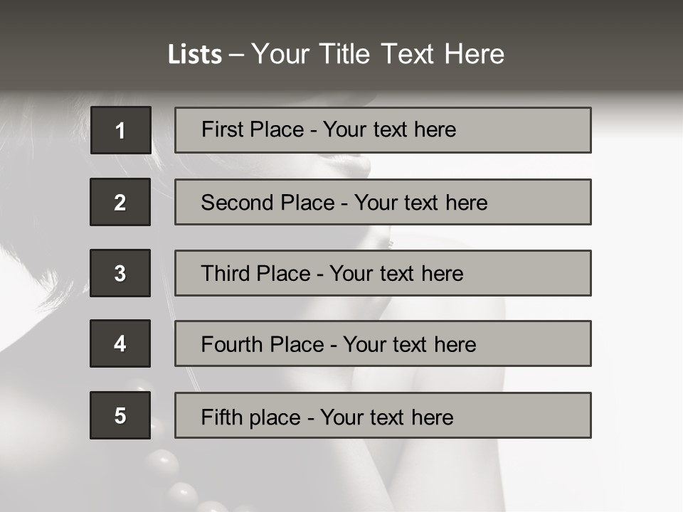 Girl Y Elegance PowerPoint Template