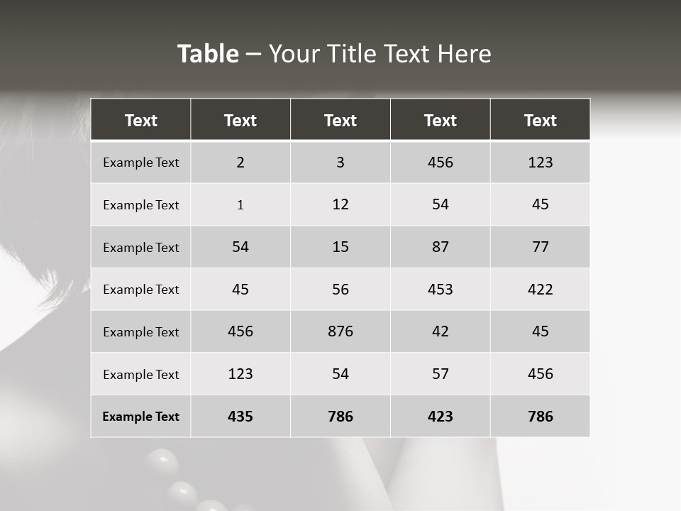 Girl Y Elegance PowerPoint Template