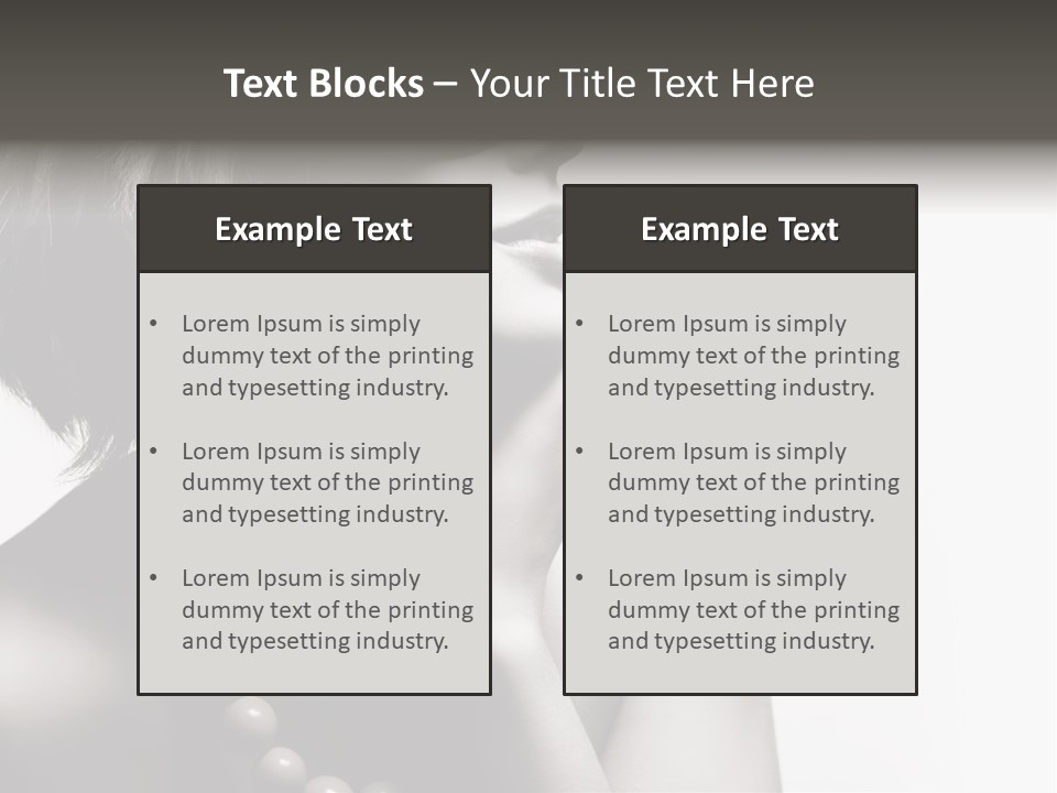 Girl Y Elegance PowerPoint Template