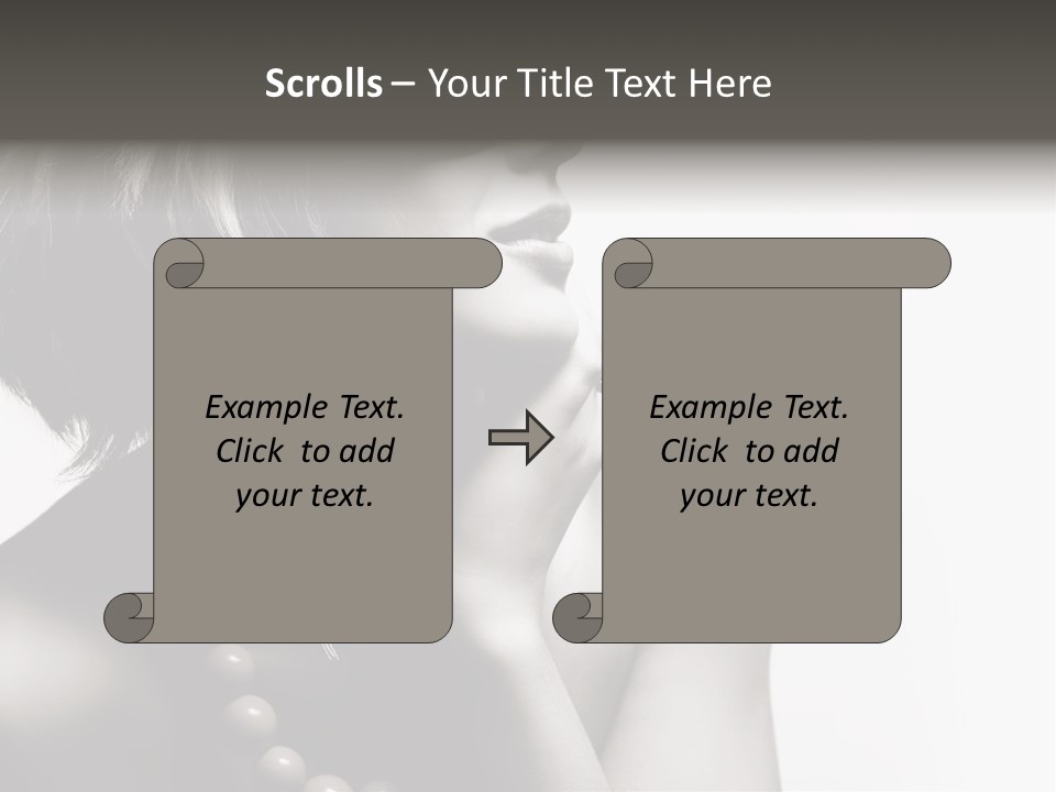 Girl Y Elegance PowerPoint Template