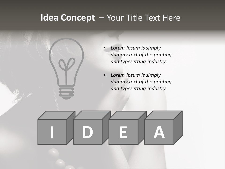 Girl Y Elegance PowerPoint Template