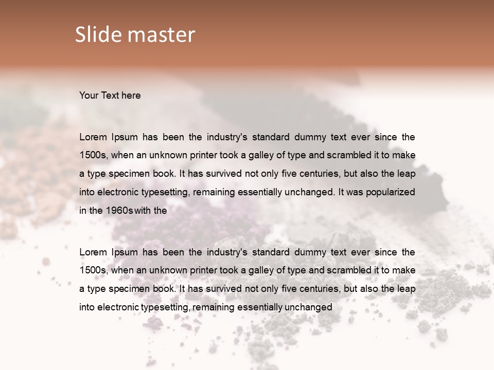 Eyebrow Care Pencil PowerPoint Template