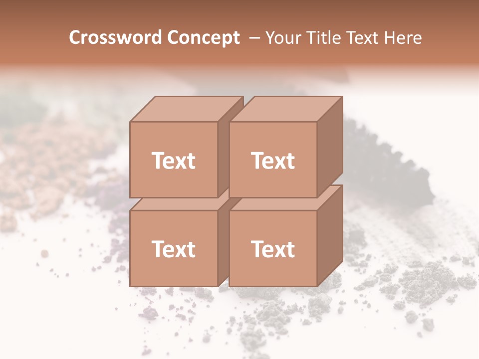 Eyebrow Care Pencil PowerPoint Template