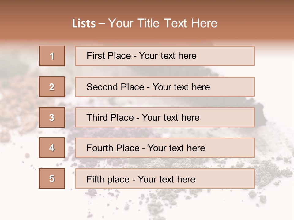 Eyebrow Care Pencil PowerPoint Template