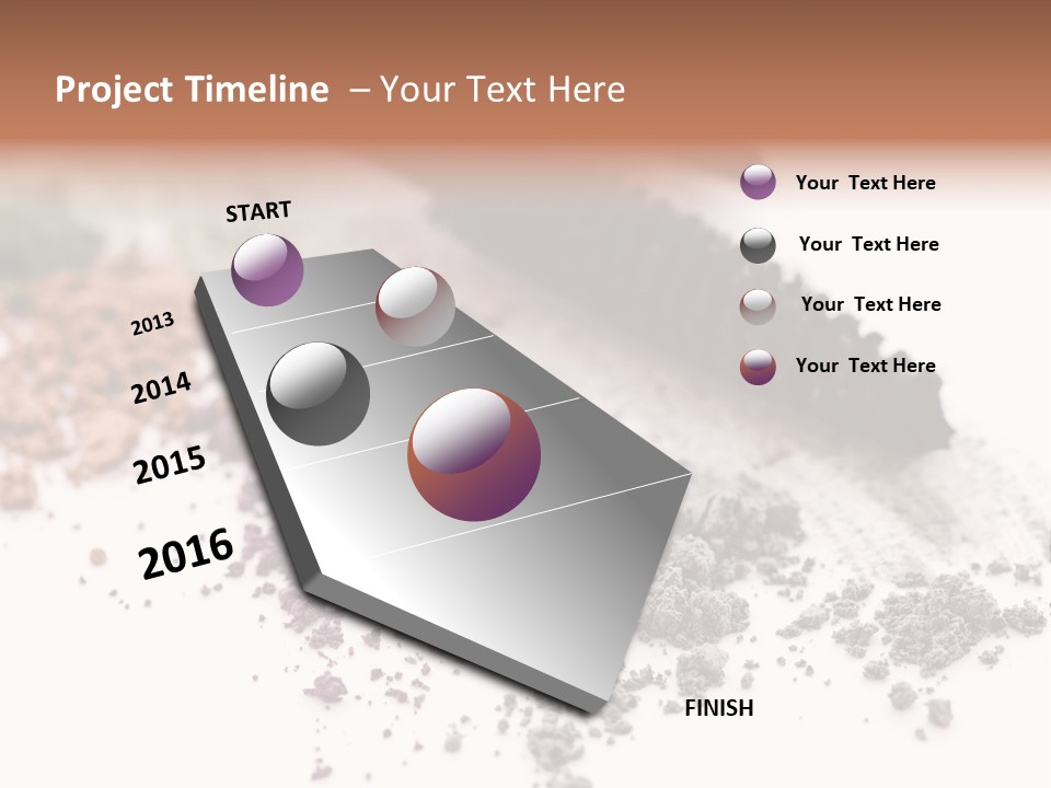 Eyebrow Care Pencil PowerPoint Template