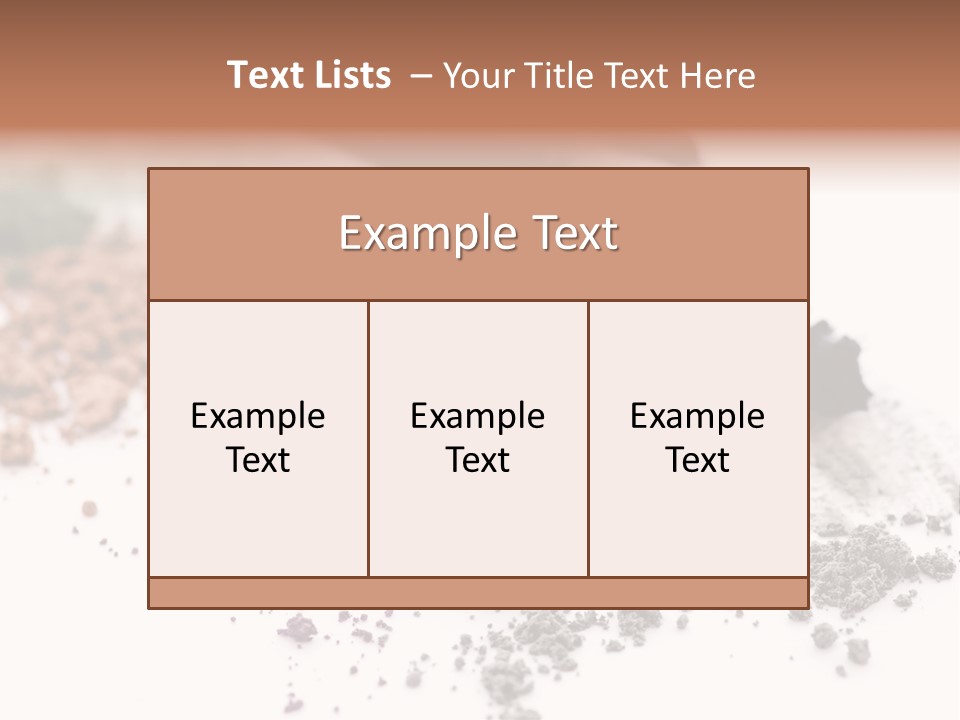 Eyebrow Care Pencil PowerPoint Template