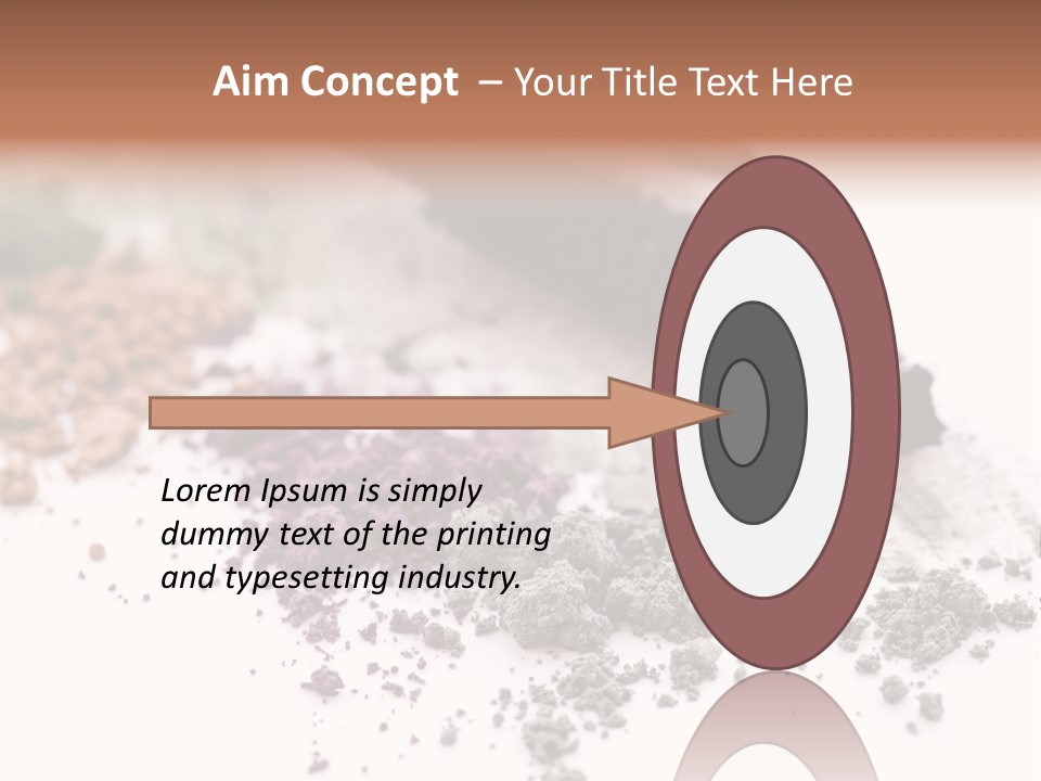 Eyebrow Care Pencil PowerPoint Template