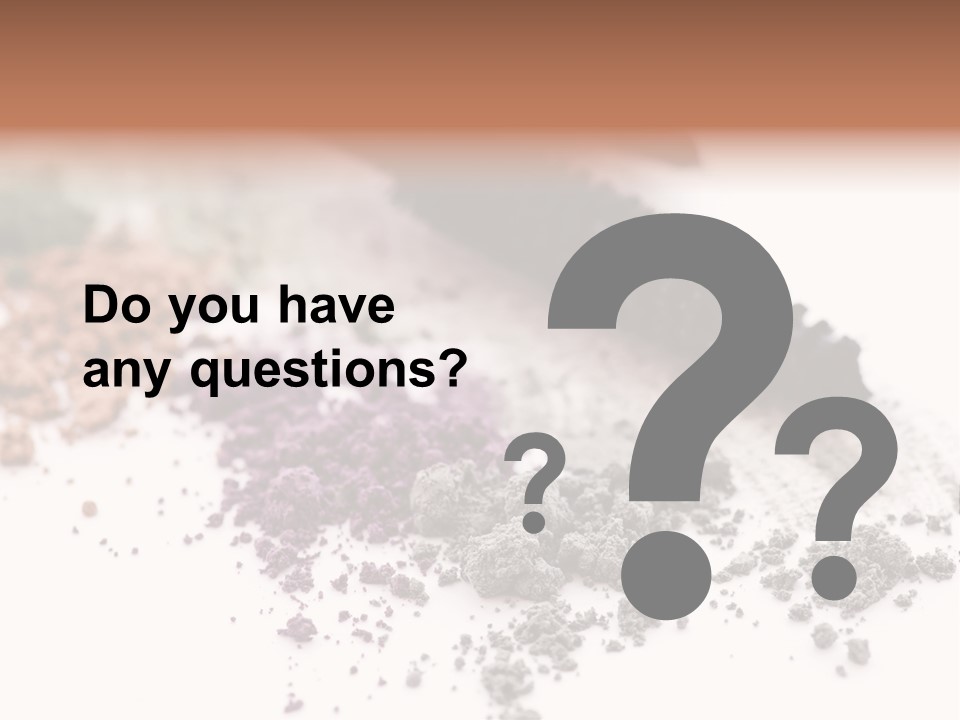 Eyebrow Care Pencil PowerPoint Template