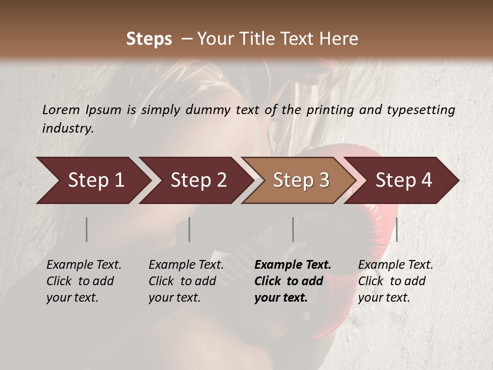 Along Direction Improve PowerPoint Template