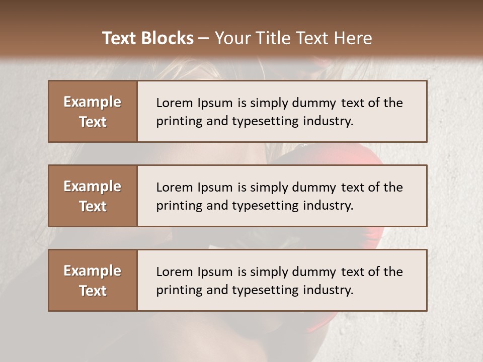 Along Direction Improve PowerPoint Template