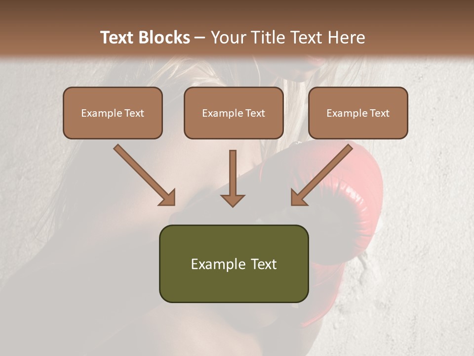 Along Direction Improve PowerPoint Template