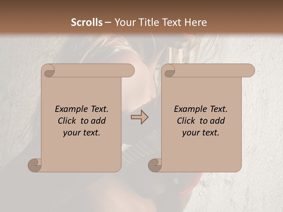 Along Direction Improve PowerPoint Template
